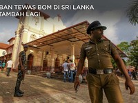 Korban Tewas Serangan Bom di Sri Lanka Bertambah Lagi