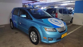 Tarif Taksi Blue Bird Listrik Sama dengan Konvensional