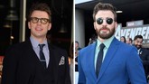 Chris Evans pertama memerankan Captain America pada 'Captain America: The First Avenger' tahun 2011 (kiri) dan masih bertahan sampai 'Avengers: Endgame' di mana ia memerankan Sang Cap untuk kali terakhir (kanan). (Kevin Winter/Amy Sussman/Getty Images/AFP/)