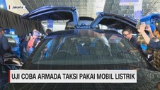 VIDEO: Uji Coba Armada Taksi Pakai Mobil Listrik