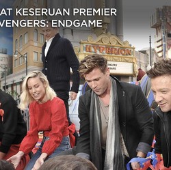 Begini Serunya Premier Avengers Endgame di Amerika