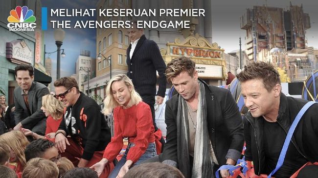 Begini Serunya Premier Avengers Endgame di Amerika