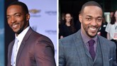 Anthony Mackie sudah menjadi keluarga besar Marvel sejak menjadi Falcon di 'Captain America: The Winter Soldier' tahun 2014 (kiri), ia juga hadir di premier 'Avengers: Endgame' 2019 (kanan). (Alberto E. Rodriguez/Getty Images for Disney/AFP)