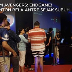 Perdana di RI, Ramainya Jamaah Nonton Subuh Avengers: Endgame