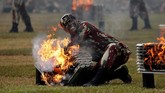 Prajurit Kopassus memiliki motto: Berani, Benar, Berhasil. (REUTERS/Willy Kurniawan)