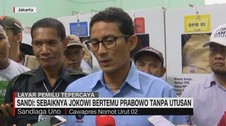 VIDEO: Sandi Imbau Jokowi Bertemu Langsung dengan Prabowo