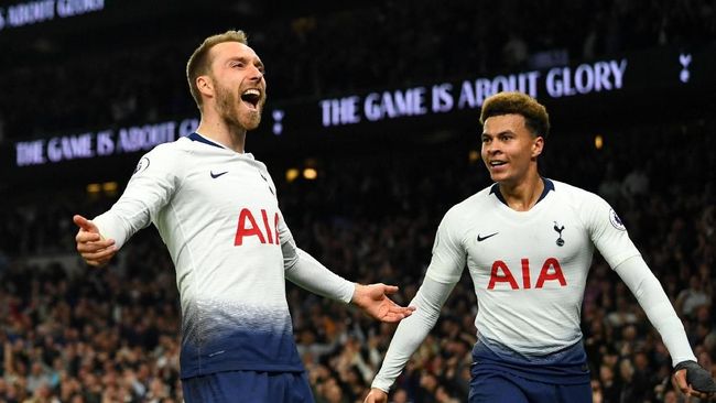 Hasil Liga Inggris: Tekuk Brighton, Tottenham Jauhi Chelsea
