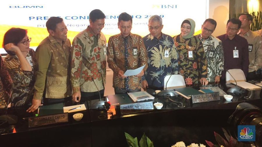 Manajemen PT Bank Negara Indonesia Tbk (BBNI) optimistis tahun ini margin bunga bersih (NIM) berada di level 5%-an.