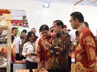 Jokowi Bicara Potensi Industri Kerajinan Tangan di INACRAFT