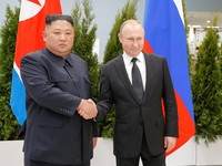 Putin dan Kim Jong Un Surat-suratan, Isinya Terungkap