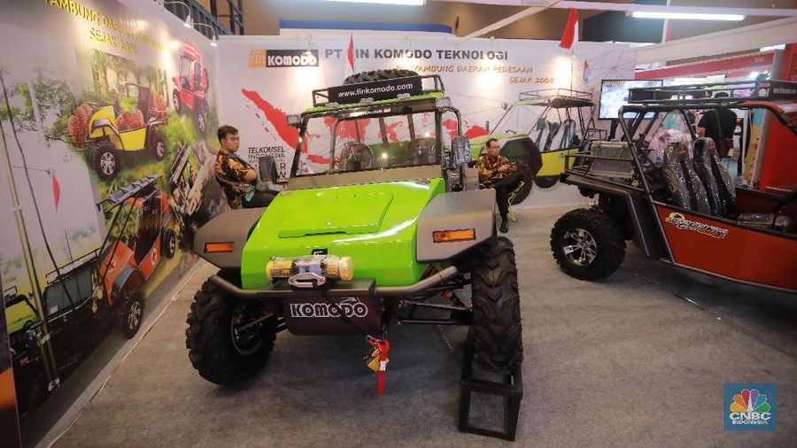 PT Fin Komodo kembali hadir di Pameran Otomotif IIMS dengan mobil yang dapat digunakan untuk mengangkut beban seberat 250 Kg.