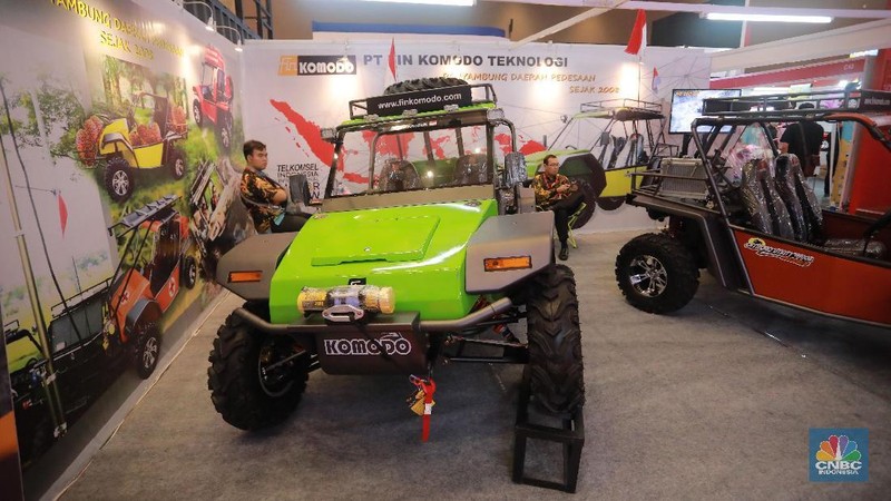 PT Fin Komodo kembali hadir di Pameran Otomotif IIMS dengan mobil yang dapat digunakan untuk mengangkut beban seberat 250 Kg.