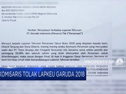 Laporan Laba Garuda Dinilai Janggal