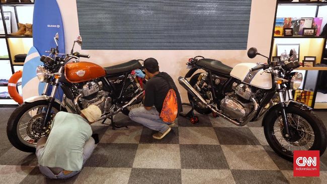 Motor 2 Silinder Royal Enfield Resmi Meluncur di Kemayoran