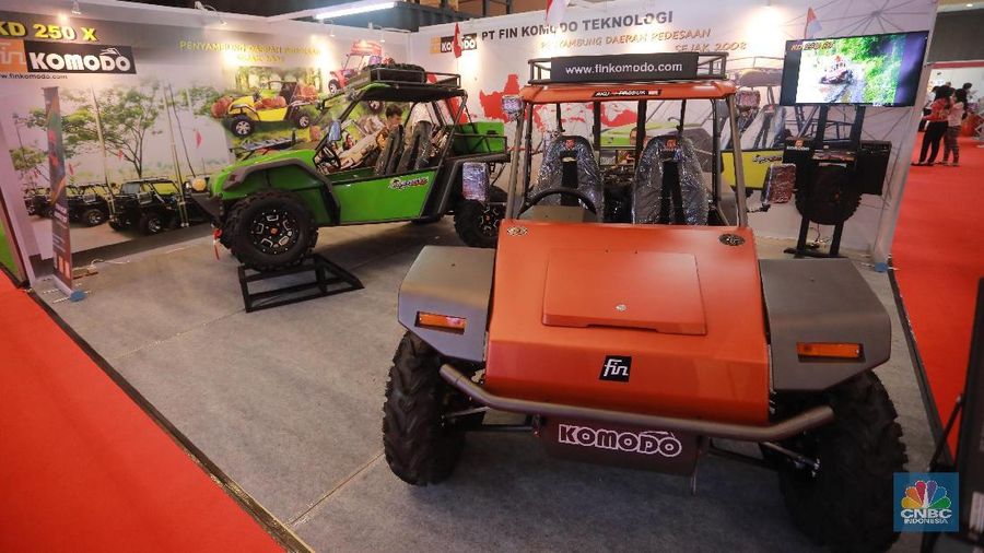 PT Fin Komodo kembali hadir di Pameran Otomotif IIMS dengan mobil yang dapat digunakan untuk mengangkut beban seberat 250 Kg.