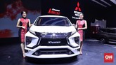 PT Mitsubishi Motors Krama Yudha Sales Indonesia memperkenalkan Xpander Limited Edition di ajang Indonesia International Motor Show 2019 di JIExpo Kemayoran, Jakarta, 25 April 2019. (CNN Indonesia/Hesti Rika)