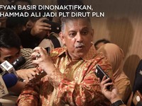 Sofyan Basir Dinonaktifkan, Muhammad Ali Jadi Plt Dirut PLN