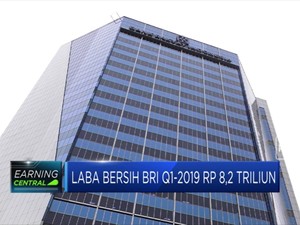 Laba Bersih BRI Q1 2019 Rp 8,2 Triliun