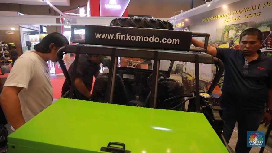 PT Fin Komodo kembali hadir di Pameran Otomotif IIMS dengan mobil yang dapat digunakan untuk mengangkut beban seberat 250 Kg.