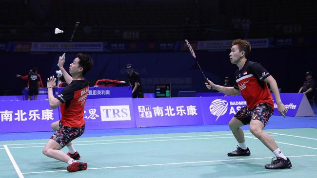 Kevin/Marcus Kehabisan Bensin di Final Kejuaraan Asia 2019