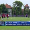 Harga IPO Bali United Kisaran Rp 140-Rp 170 Per Saham