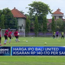 Harga IPO Bali United Kisaran Rp 140-Rp 170 Per Saham