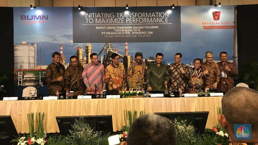 Krakatau Steel menetapkan susunan direksi terbaru usai direkturnya terjaring KPK 