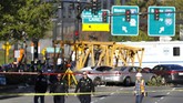 Kecelakaan alat berat jarang terjadi di Seattle. Saat ini tercatat ada 60 crane yang beroperasi di kota itu. (AP Photo/Joe Nicholson)