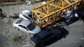 Crane di Proyek Gedung Google Jatuh, 4 Tewas