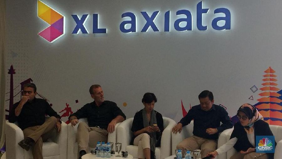 RUPS Tahunan XL Axiata (CNBC Indonesia/Syahrizal Sidiq)