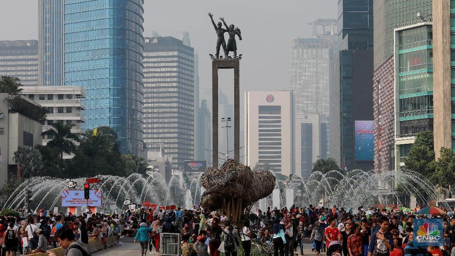 Kota Jakarta, Bundaran HI (²©²ÊÍøÕ¾/Muhammad Sabki)