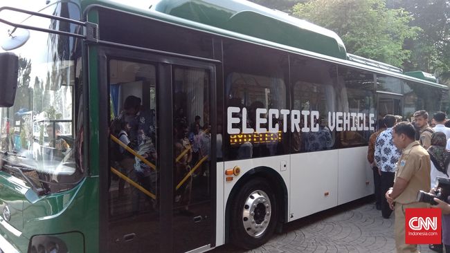 Bus Listrik Anak Bangsa Diproduksi di  Kudus 