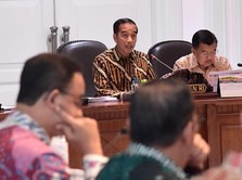 Saat Jokowi Pimpin Rapat Perpindahan Ibu Kota