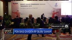PGN bagi Dividen Rp 56,99 per Saham