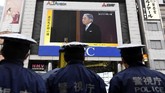 Putra Mahkota Naruhito bakal memulai era kekaisaran baru yang diberi nama Reiwa melalui sebuah upacara singkat pada Rabu (1/5). (Photo by Toshifumi KITAMURA / AFP)