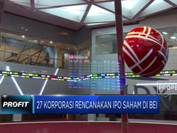 27 Korporasi Rencanakan IPO di BEI