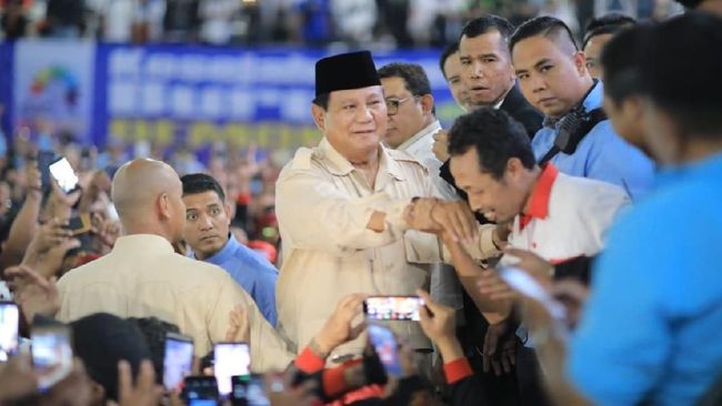 Pidato Prabowo di May Day: Media Merusak Demokrasi
