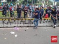 Polisi Usut Aksi Massa Berbaju Hitam Rusak Pagar Busway
