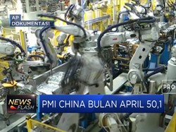 PMI China Bulan April Turun