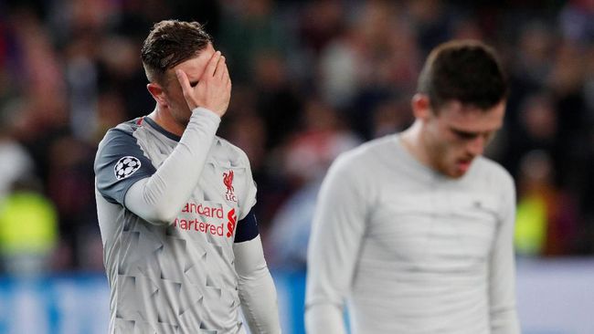 Kalah Telak dari Barcelona, Liverpool di Ambang Sonder Gelar