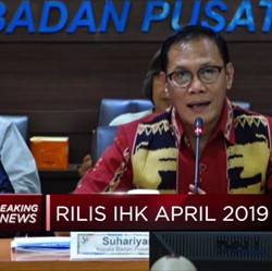 BPS: Inflasi April 2019 0,44%, Masih Terkendali