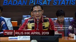 BPS: Inflasi April 2019 0,44%, Masih Terkendali
