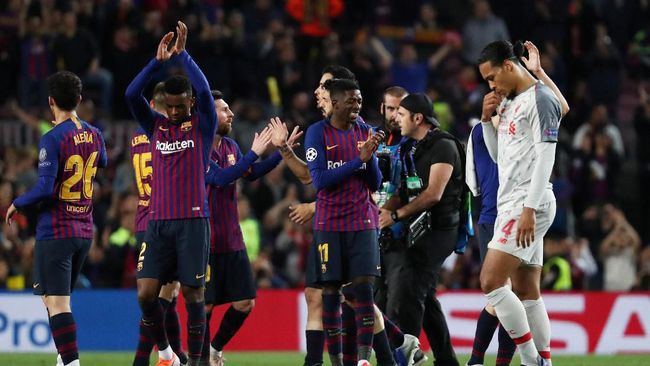 Kalahkan Liverpool 3-0, Barcelona Trauma Disingkirkan Roma