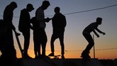 Taman skateboard di Gaza bisa jadi satu-satunya kawasan yang paling hidup dan masih memiliki aura ceria.
