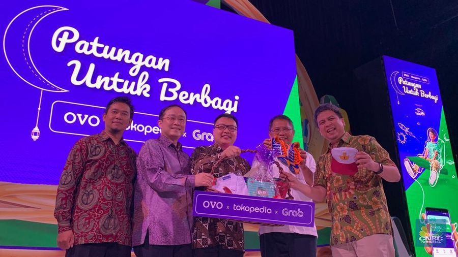 Grab, OVO dan Tokopedia bekerjasama untuk gerakan sosial berbasis digital.