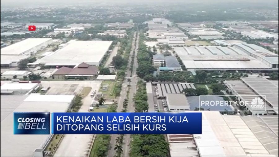 Harga saham PT Kawasan Industri Jababeka Tbk (KIJA) langsung amblas hingga 6,9%.