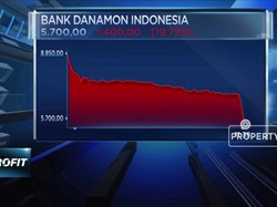 Harga Saham Danamon "Terjun Bebas" Lagi