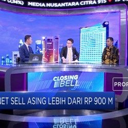 Asing Net Sell Rp 967,33 Miliar di Bursa Saham