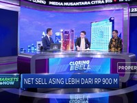Asing Net Sell Rp 967,33 Miliar di Bursa Saham