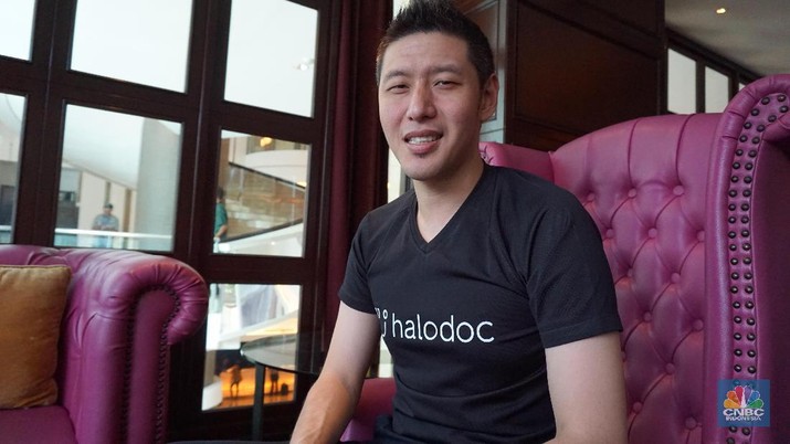 Jonathan, CEO Halodoc (CNBC Indonesia/Fitriyah Said)